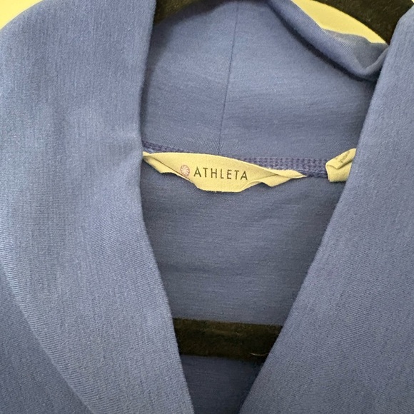 Athleta Women’s Blue Wool Blend Long Sleeve Sweater Dress - Picture 5 of 10